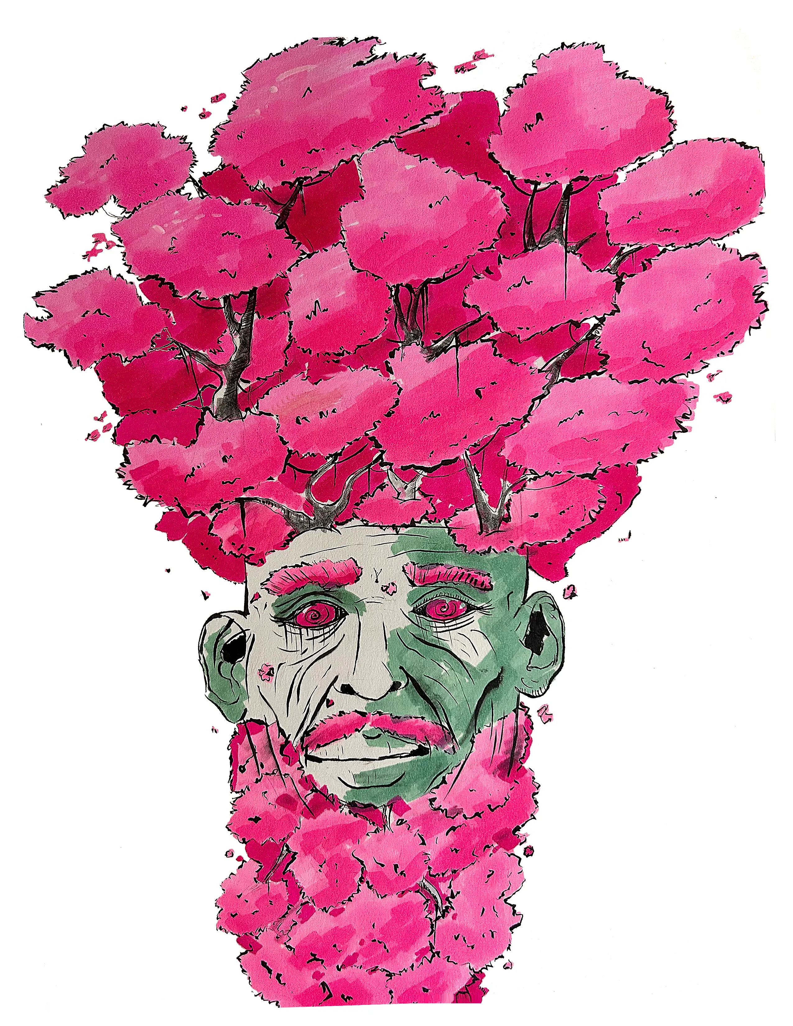 Cherry Blossom Man