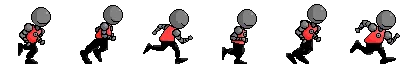 Grapple Boy run animation sprite sheets